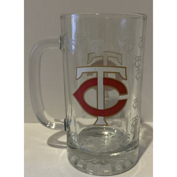 Minnesota Twins MLB Glass Beer Stein no chips.‎ Excellent condition - Picture 3 of 6